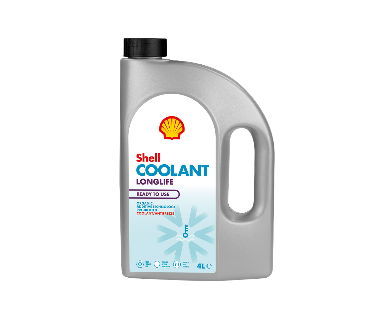 Shell Coolant Longlife G12+ Ready to Use - 4L - Shell Lubricants Egypt