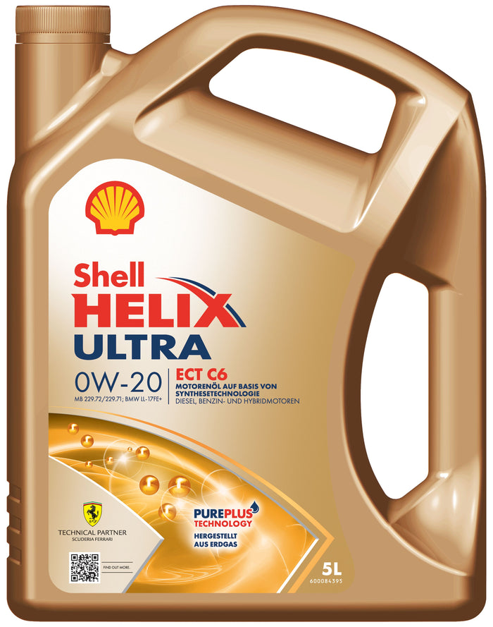 شل Shell Helix Ultra ECT C6 C6 0W-20 اصطناعي بالكامل